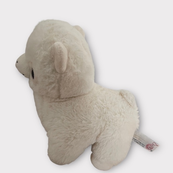 Keel Toys Alpaca Llama Soft Toy Plush Cuddly Animal White Pink Eyes Age 1+ Years - Picture 5 of 12